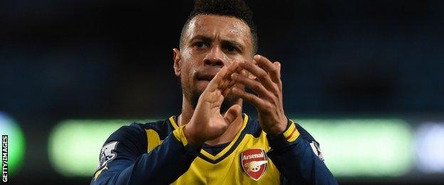 Arsenal midfielder Francis Coquelin