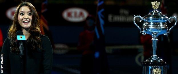 Li Na at the Australian Open 2015