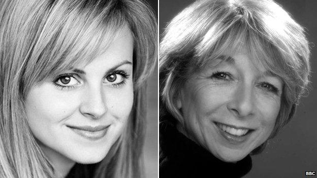 Tina O'Brien and Helen Worth