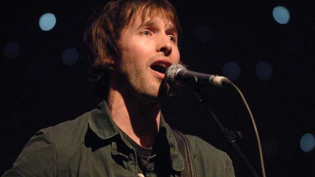 Singer James Blunt