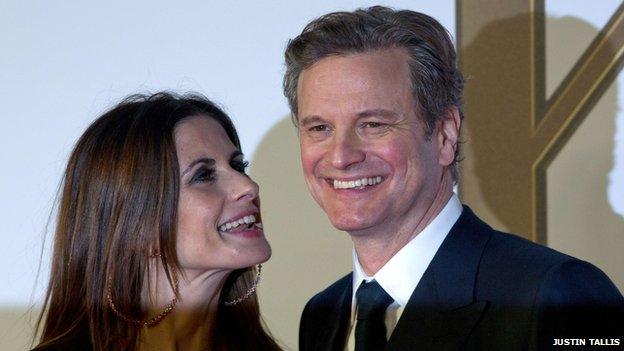 Colin Firth with wife Livia Giuggioli