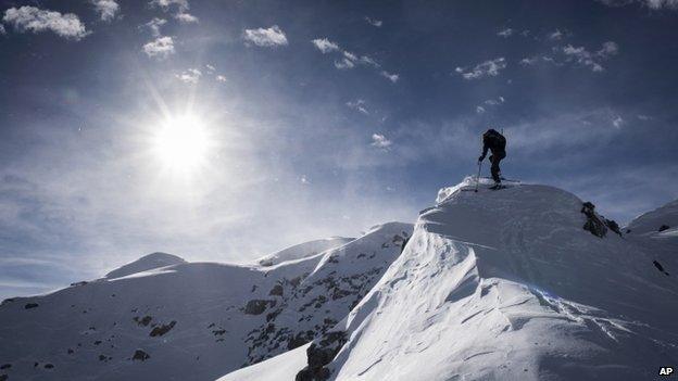 Mountain in Davos