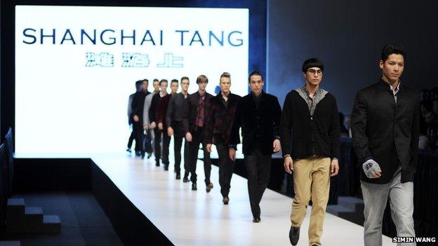 Shanghai Tang catwalk show in Singapore