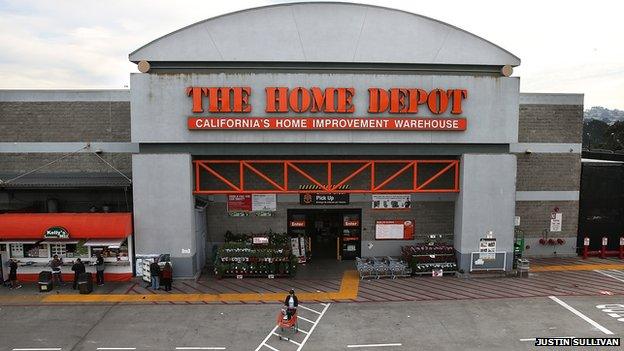 Home Depot store in the US