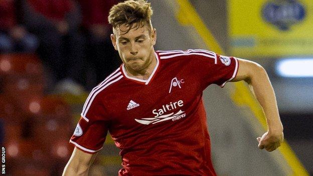 Aberdeen defender Ash Taylor