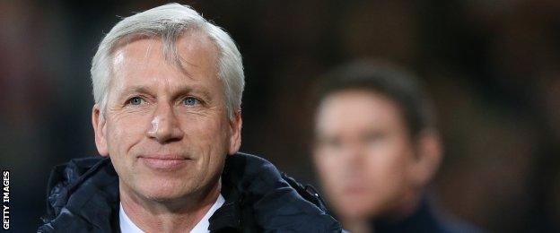 Crystal Palace manager Alan Pardew