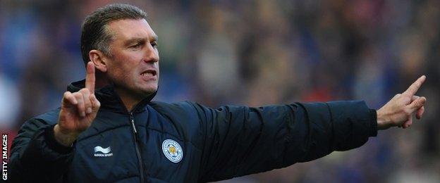 Leicester manager Nigel Pearson