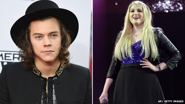 Harry Styles and Meghan Trainor