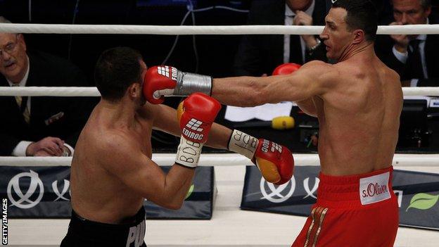 Wladimir Klitschko fights Kubrat Pulev