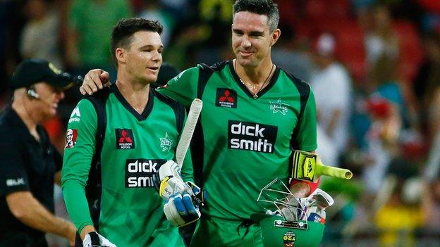 Peter Handscomb and Kevin Pietersen