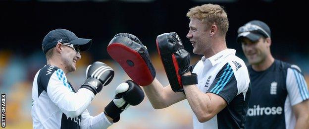 Joe Root & Andrew Flintoff