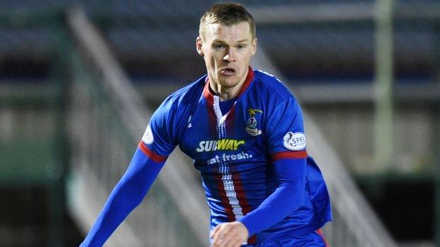 Inverness striker Billy Mckay