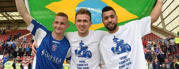 Thomas O'Brien, Greg Stewart and Kane Hemmings helped keep Cowdenbeath in the Championship last season