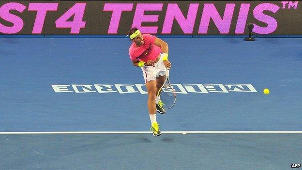 Rafael Nadal playing Fast4