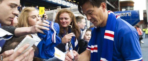 Michael Mols at Ibrox