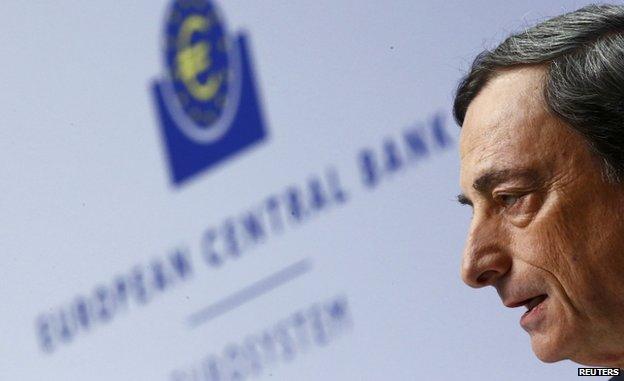 Mario Draghi (file pic Dec 2014)