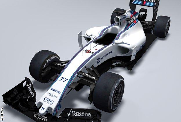 williams' new car