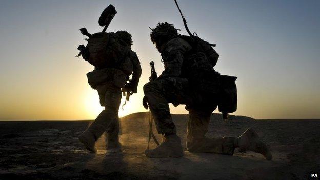 Soldiers in Afghanistan