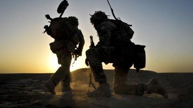 Soldiers in Afghanistan