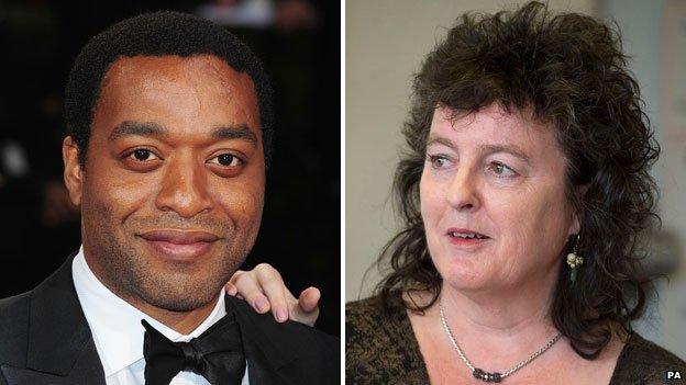 Chiwetel Ejiofor and Carol Ann Duffy