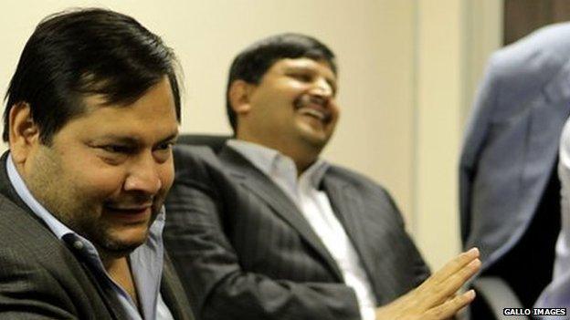 Ajay and Atul Gupta, and Sahara director, Duduzane Zuma