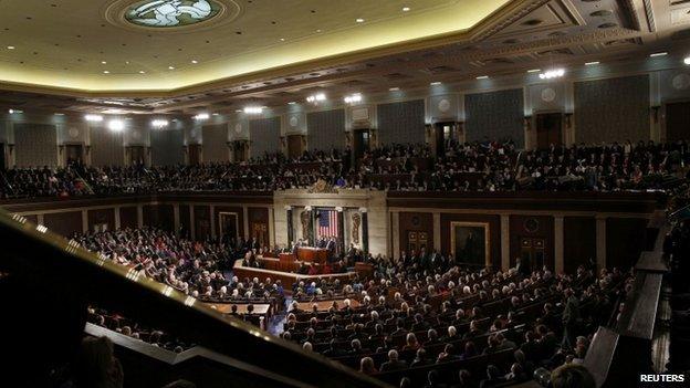 President Barack Obama delivers his State of the Union address to a joint session of the US Congress