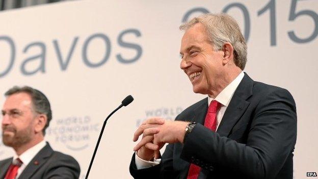 Tony Blair at Davos