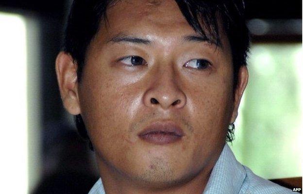 In a file photo taken on October 8, 2010, Australian Andrew Chan, a member of the so called Bali Nine gang, attends his trial in Denpasar on the island of Bali.