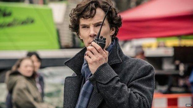 Benedict Cumberbatch as Sherlock