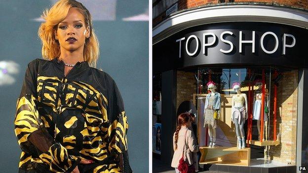 Rihanna/Topshop