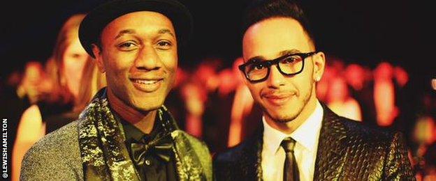 Lewis Hamilton, Aloe Blacc