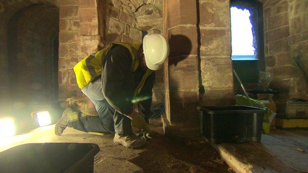 Excavation at Norton Priory in Runcorn