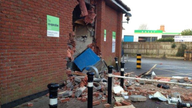 Ibstock Co-op ram raid