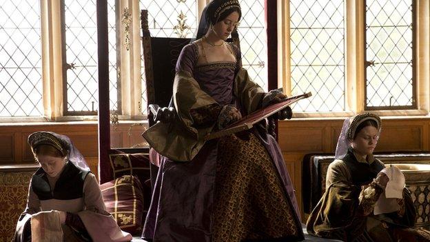 Claire Foy as Anne Boleyn in Wolf Hall