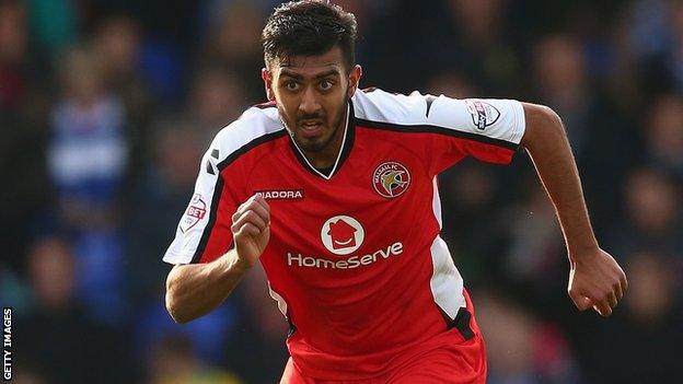 Walsall left-back Malvind Benning