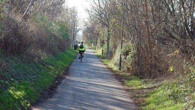 Bristol to Bath railway path