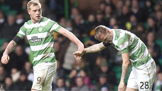 John Guidetti and Leigh Griffiths