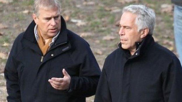 Prince Andrew and Jeffrey Epstein