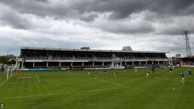 Edgar Street - home of Hereford United for the past 90 years