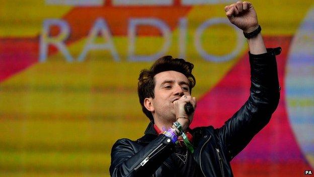 Nick Grimshaw at Radio 1's Big Weekend in Glasgow