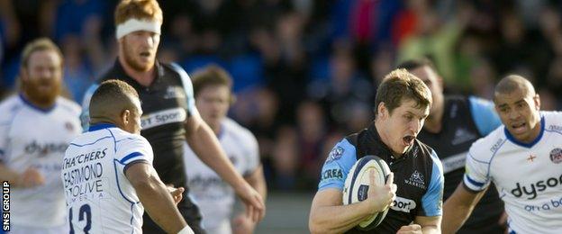 Glasgow hammered Bath 37-10 on the opening weekend of the European Champions Cup