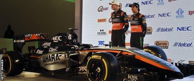 Sergio Perez and Nico Hulkenberg