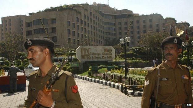 2006 File photo of Delhi's Maurya Sheraton hotel