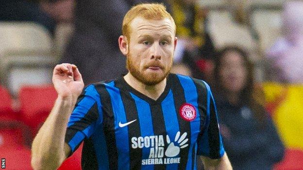 Hamilton Accies defender Ziggy Gordon