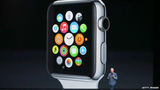 Apple chief executive Tim Cook launches the Apple Watch