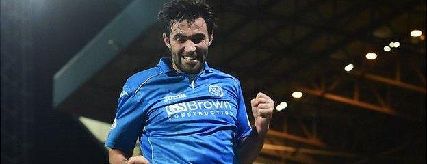 Simon Lappin's first St Johnstone goal put the Perth side in front