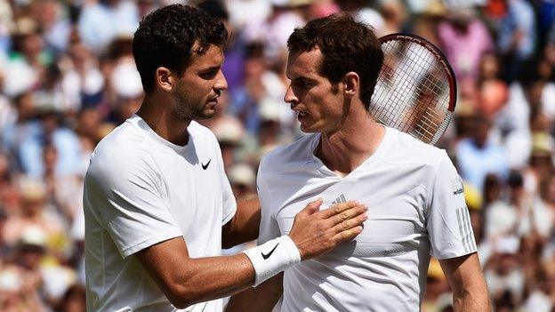 Grigor Dimitrov and Andy Murray