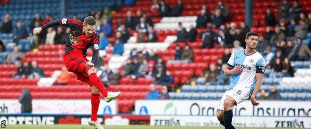 Swansea midfielder Gylfi Sigurdsson gave his side the lead at Blackburn