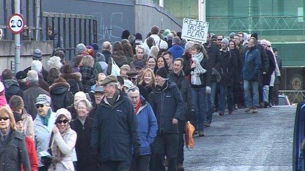 aberden protest