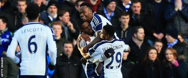 Victor Anichebe celebration